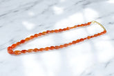 Carnelian Necklace ~ Faceted